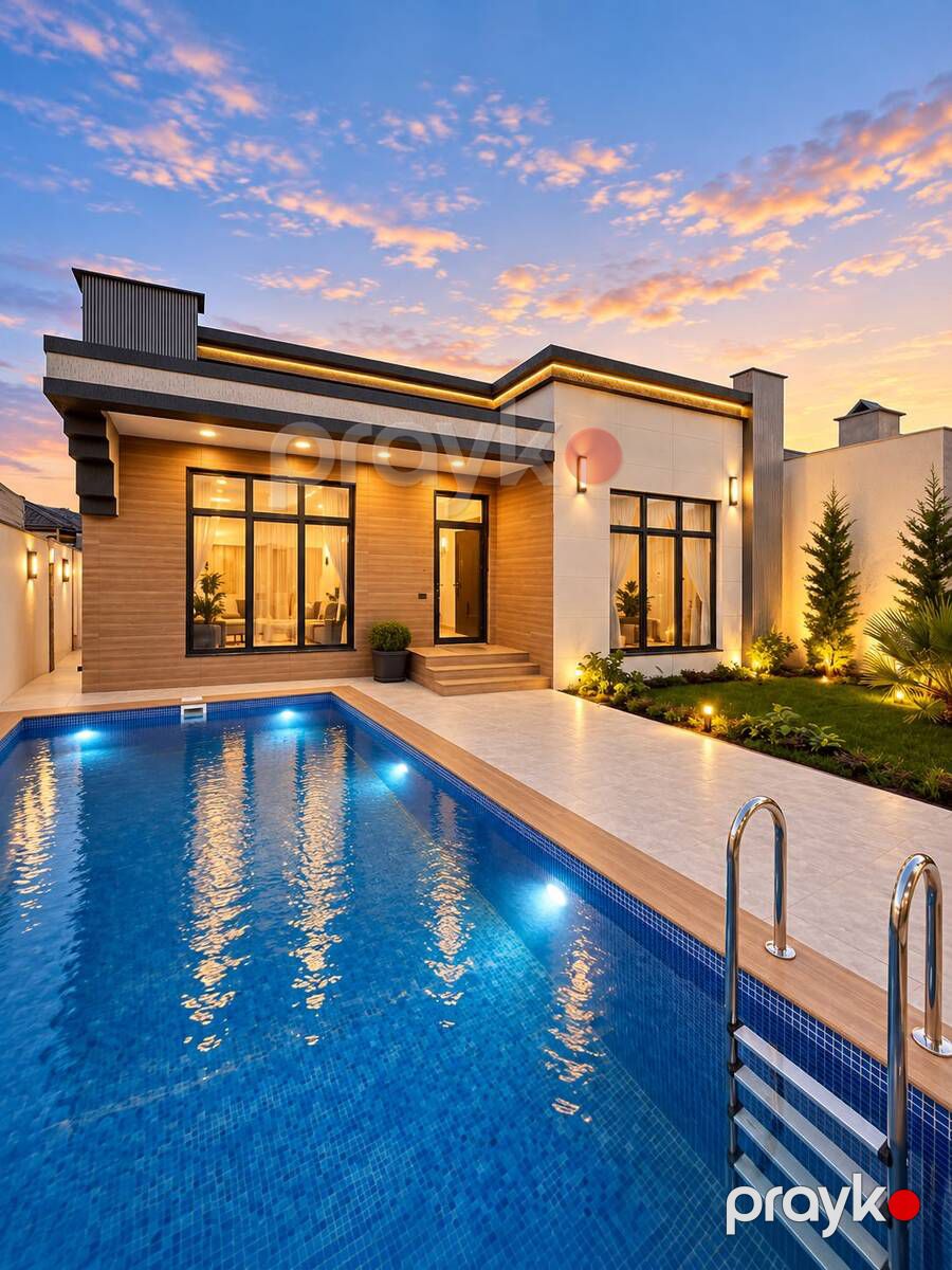Satılır 4 otaqlı həyət evi/bağ evi 170 m² — Ev, villa, Bakı (2)