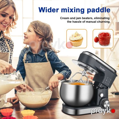 Sonifer SF-8166 Peşəkar Stand Mikser – 1200W, 5L Paslanmaz Polad Qablı — Bakı