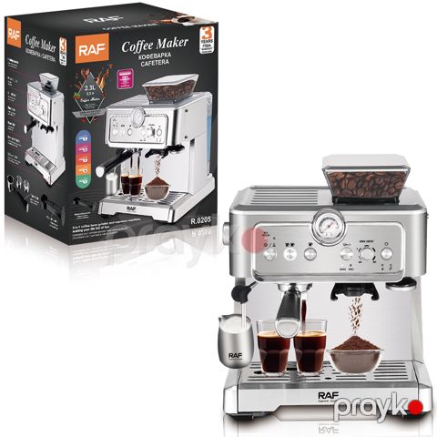 RAF R.0205 – Yarı Avtomatik Espresso və Americano Qəhvə Maşını — Bakı