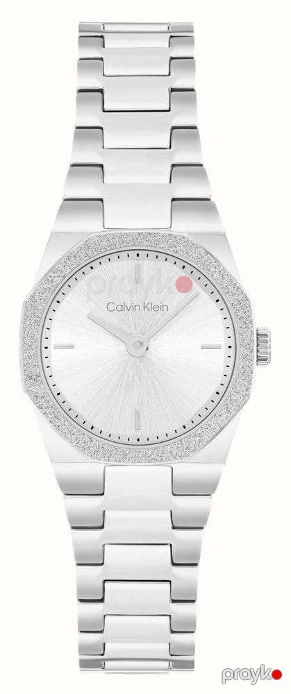 Qadın qol saatı Calvin Klein CK 25100141, paslanmaz polad korpus və braslet, mineral şüşə, kvars mexanizm (Yaponiya), 3 atm suya davamlı, 23 mm diametr - CK 25100141 — Bakı