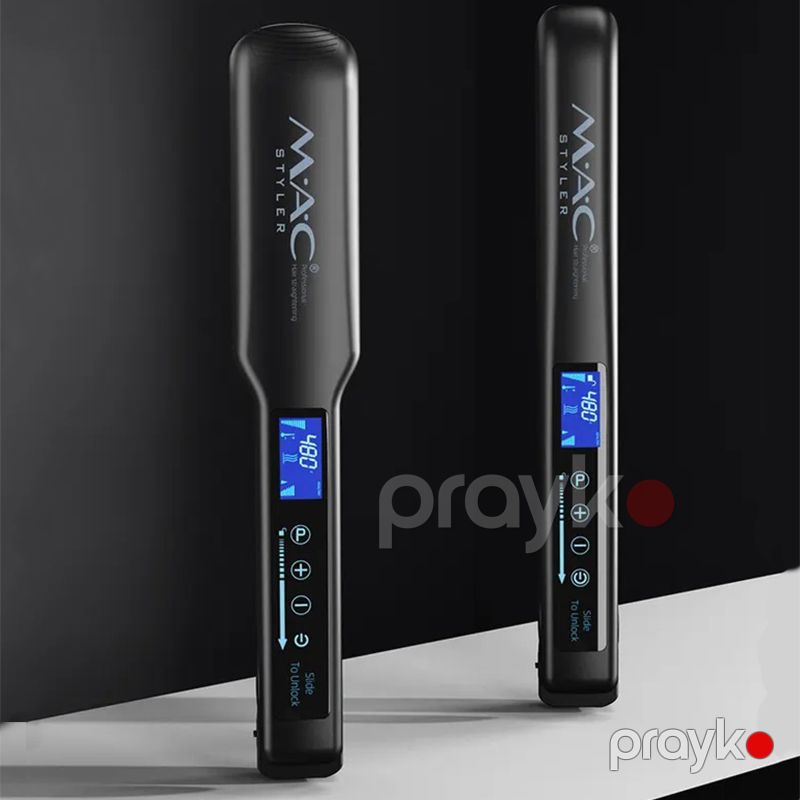 MAC Styler Professional Nano Saç Düzləşdirici və Fen – Rəqəmsal Ekranlı, Keramik Ütü, 60W Güc (MC-5528) — Saç burmağa və düzəltməyə, Bakı (2)