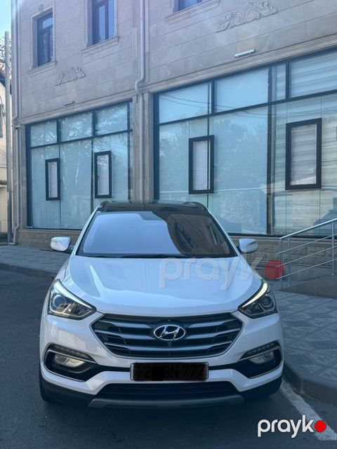 Hyundai Santa Fe, 2.0 L, 2017 il, 221 400 km — Gəncə