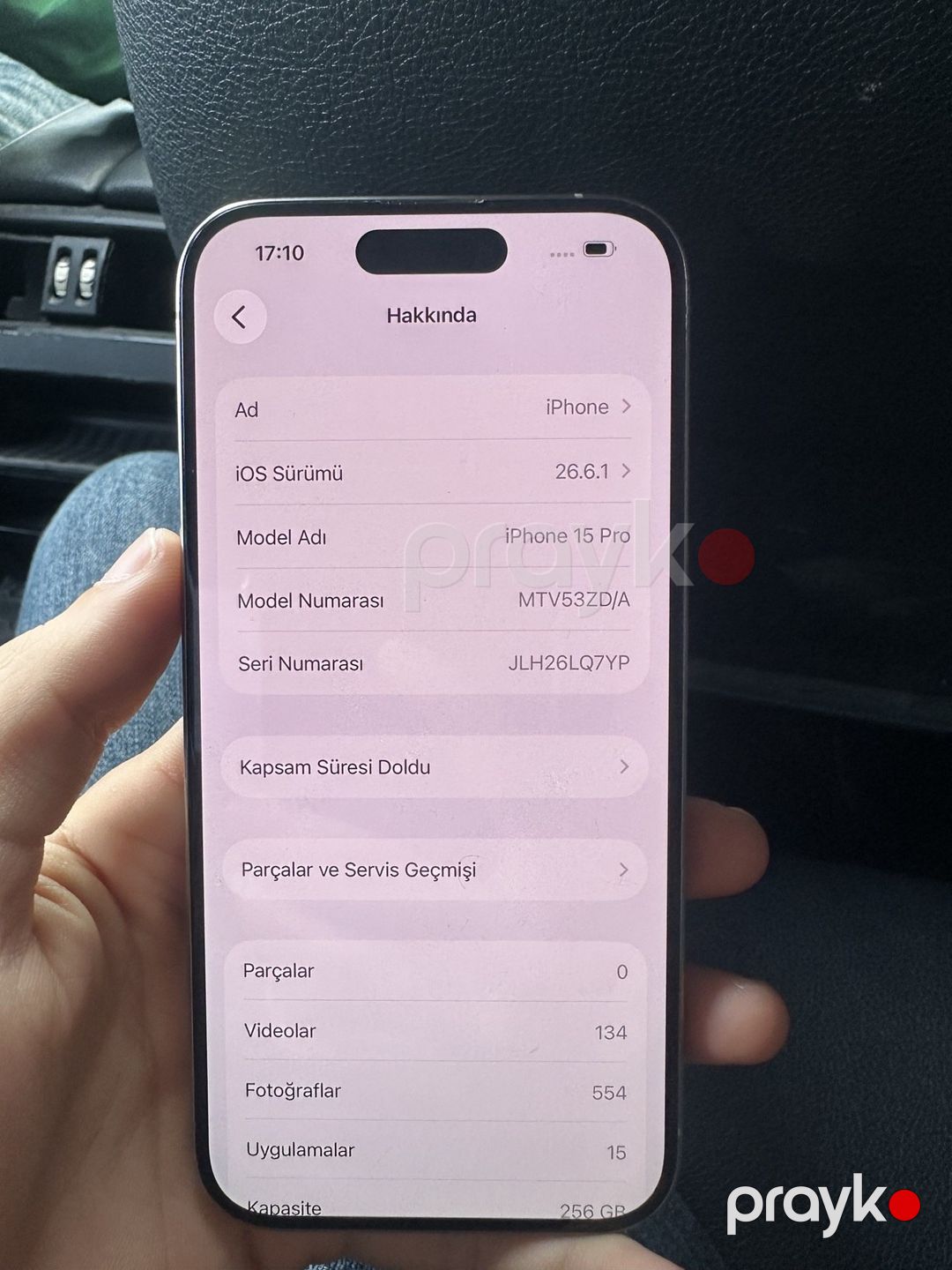 Apple iPhone 15 Pro Natural Titanium 256GB/8GB — Smartfonlar, Bakı (4)
