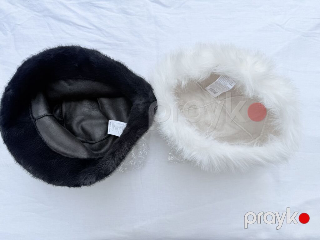 Yeni, qadınlar üçün xoş görünüşlü, isti saxlayan peluş papaq. Tam — Baş geyimi, Digah (3)