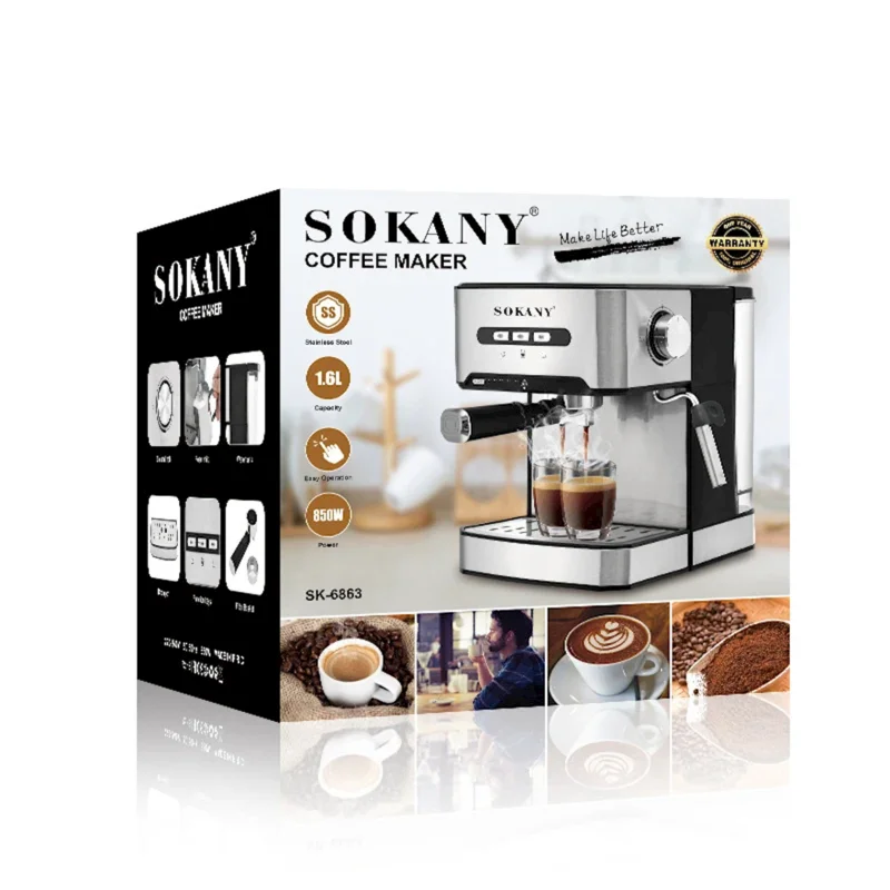 Peşəkar qəhvə maşını Sokany SK-6863 — Qahvə aparatları və maşınları, Bakı (2)