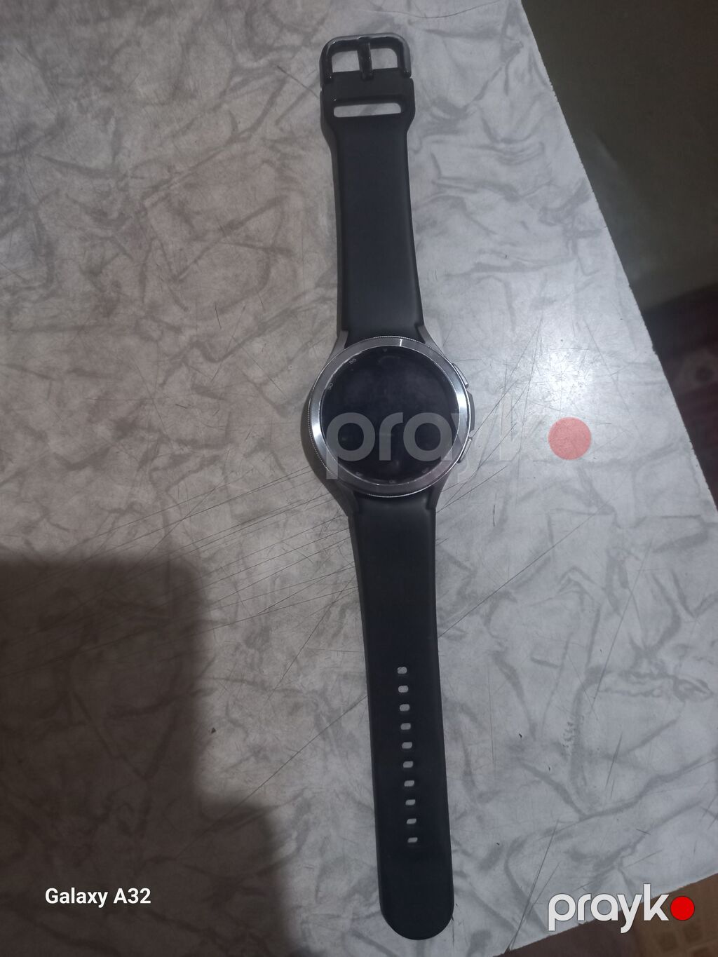 Samsung Galaxy Watch (dairəvi korpus, qara silikon qayış) - Dairəvi — Ağıllı saatlar, Bakı (2)