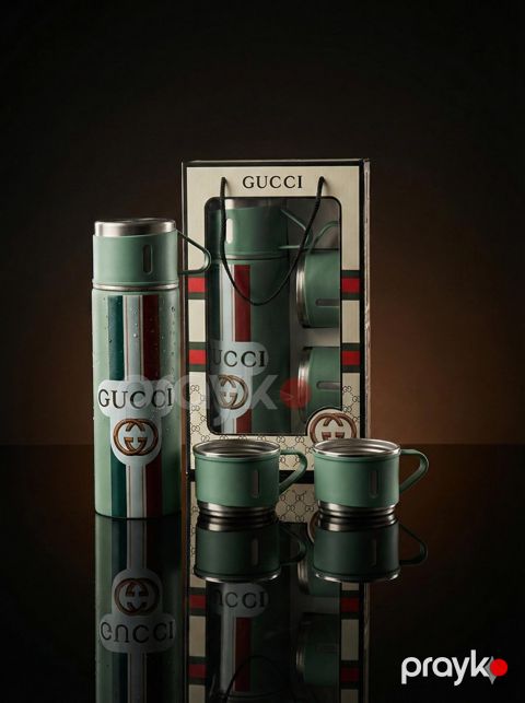 Termos və fincan dəsti 522, paslanmayan polad, 500 ml — Bakı