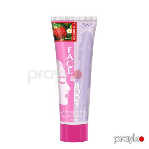 Üz və bədən üçün skrab Pretty Cowry Strawberry 100 ml — Bakı