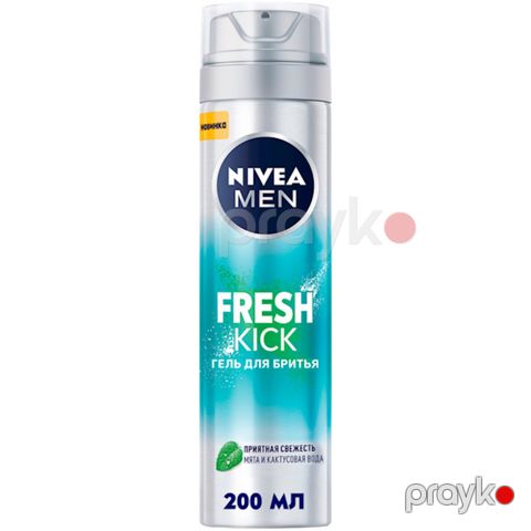 Təraş üçün gel Nivea Men Fresh Kick 200 ml — Bakı
