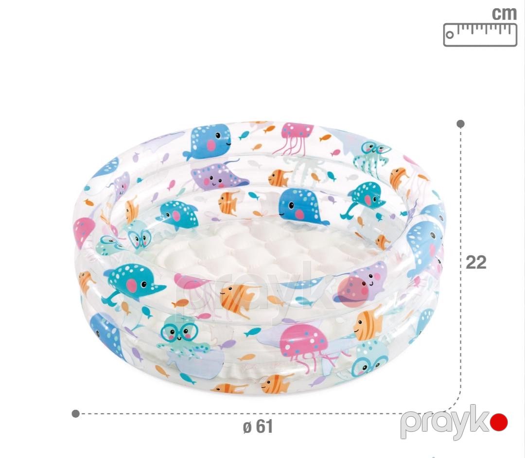 Şişmə hovuz Intex AYKN_0011, rəngbərəng, 61x22 sm, 34 l — Hovuzlar, Bakı (2)