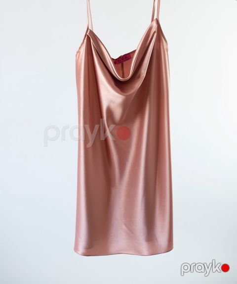 Qadınlar üçün Kombinasiya Vixen 2301121000008, çəhrayı, satin, ölçü S — Bakı