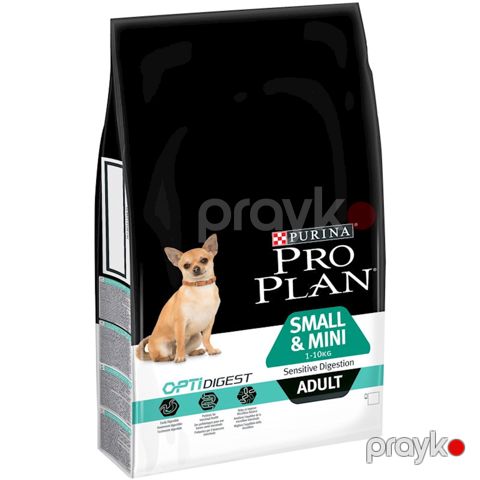 Quru yem itlər üçün Purina Pro Plan Small&Mini Adult həssas həzmli xırda və cırtdan cinsli yetgin itlər üçün quzu əti və düyü ilə 7 kq — Bakı