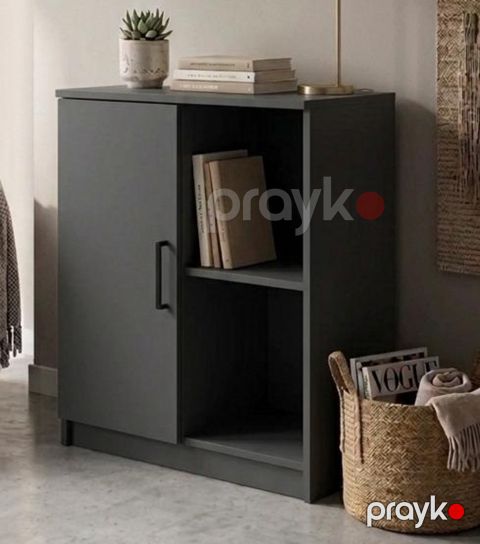 Tumba MB14, antrasit, laminat, 75x60x35 sm — Bakı