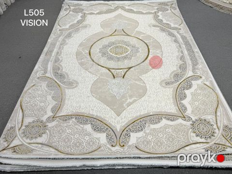 Xalça 9407, bej, ipək, 140x220 sm — Bakı