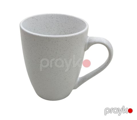 Krujka HJ70, 8x10 sm, keramika, ağ — Bakı