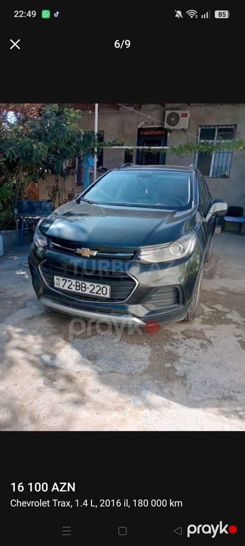Chevrolet Tracker: 1.4 l 2016 il 190000 km Krossover — Bakı