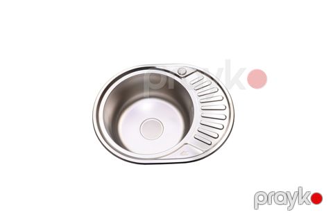 Mətbəx çanağı (moyka) 1-Lİ oval 570*450*200 LS-5745 — Bakı