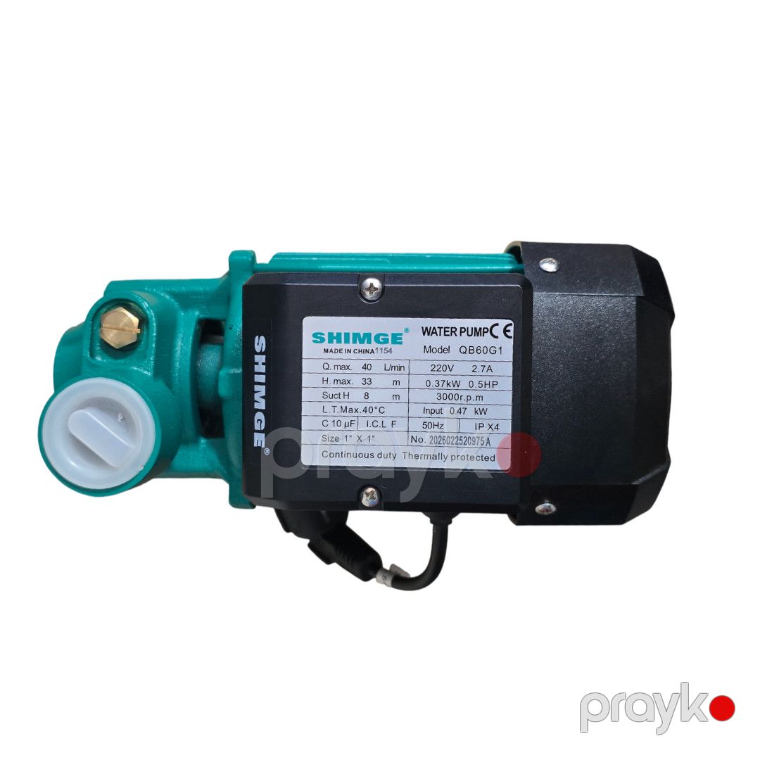 Su nasosu Shimge QB60 2036-1154, Mərkəzdənqaçma 220 Vt, 8 m — Mallar, Bakı (3)