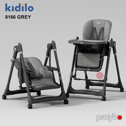 Uşaqlar üçün yedizdirmə oturacağı Kidilo 8166, 4+ ay, boz — Bakı