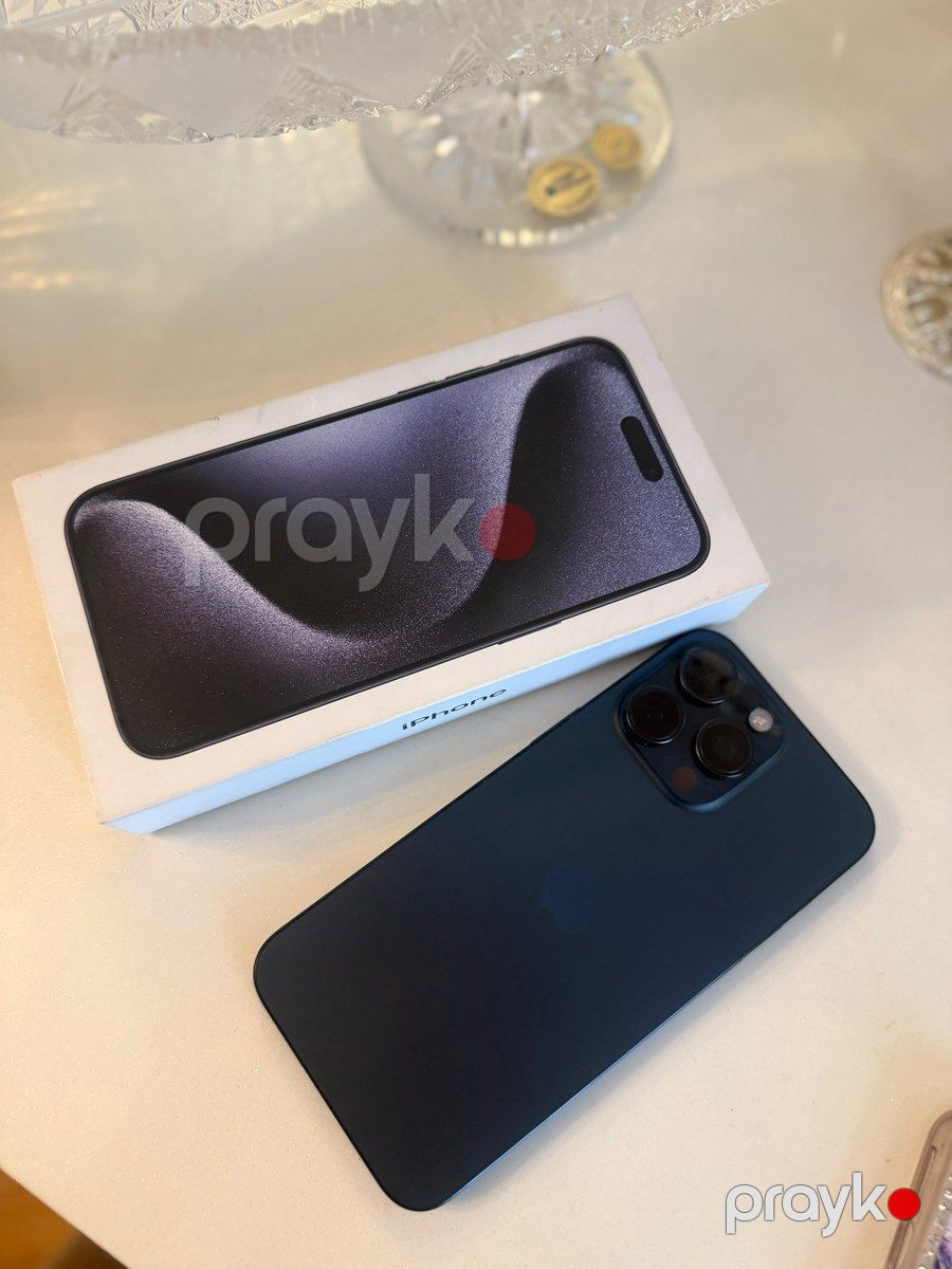 Apple iPhone 15 Pro Max Blue Titanium 512GB/8GB — Smartfonlar, Bakı (2)