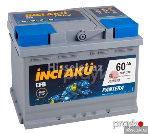 akkumulyator inci aku 60 ah efb — Bakı