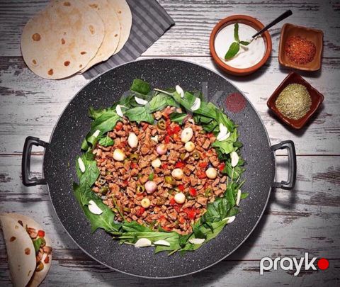 Sac tavası, 40 sm, qranit, yapışmayan örtüklü — Bakı