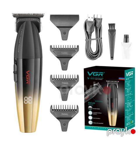 Professional təraş vasitəsi "VGR 906 Gold 2000MAH 9000RPM Ceramic Blades" — Bakı
