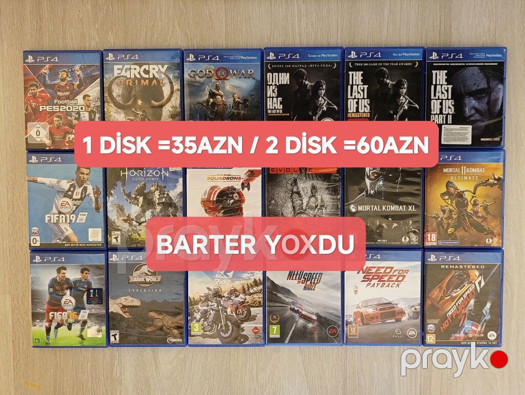 1disk=35azn/2disk=60azn/Mağaza deyil Endirim yoxdu–boşuna narahat — Konsol oyunları, Bakı (2)
