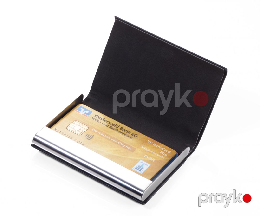 Kredit kart qabı Troika qara/gümüşü — Mallar, Bakı (3)