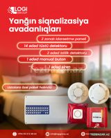 Yanğın siqnalizasiya avadanlıqları — Logi Group MMC
