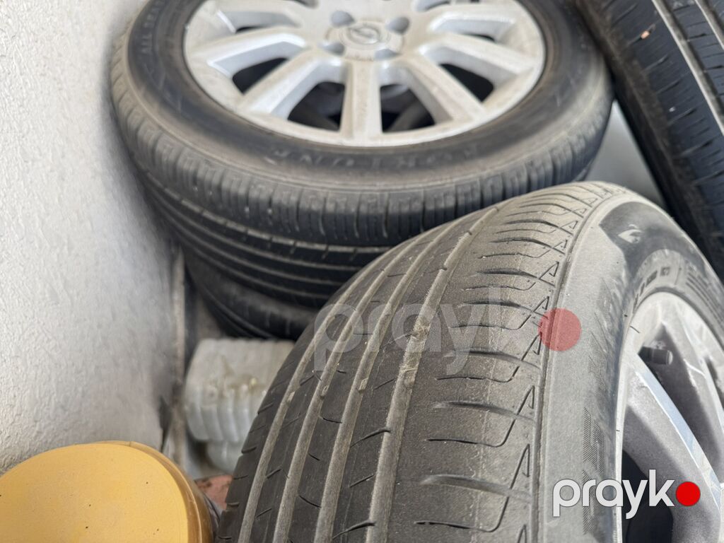 Opel orijinal yüngül lehimli disklər və təkər dəsti Ela vezyetdedir — Diskləri, Bakı (4)
