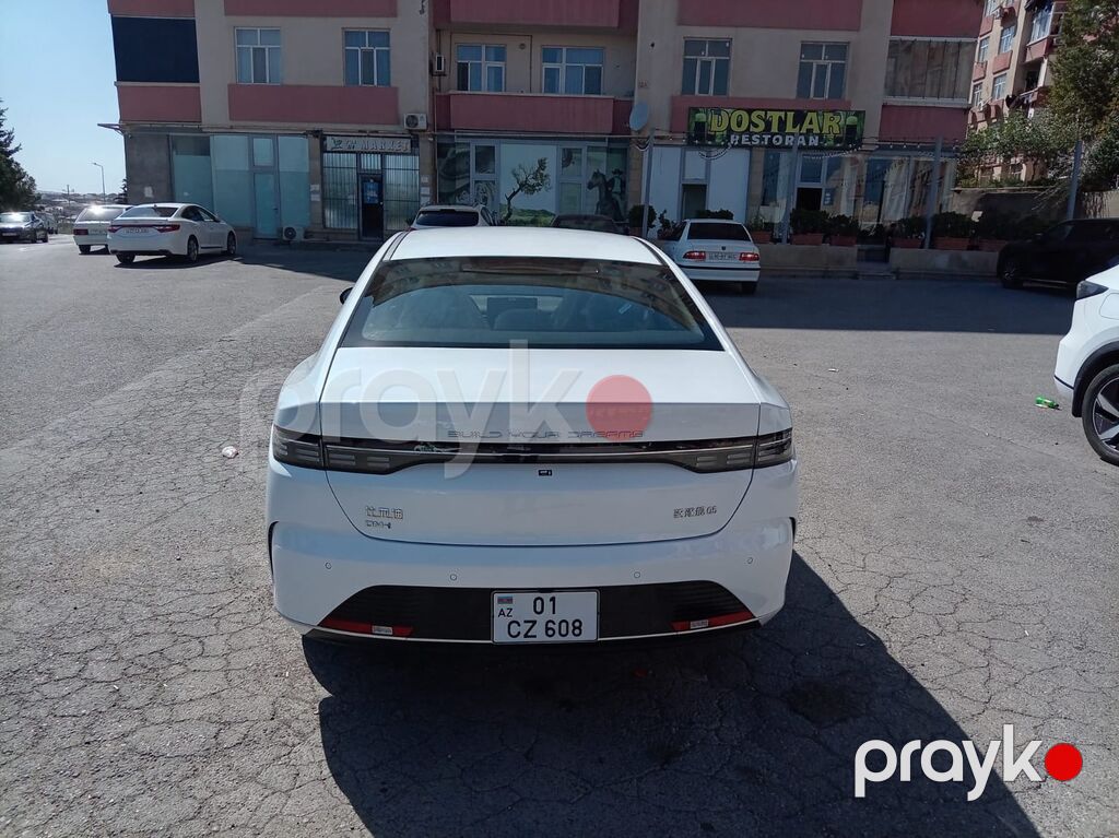 BYD Qin Plus DM-i sedan - Kuzov: 4 qapılı sedan, ağ rəng - Güc — Avtomobillər, Mehdiabad (2)