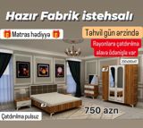 Yataq otağı dəsti – hazır fabrik istehsalı Komplekt: - Çarpayı — Aile mebel — Yataq otağı mebel dəstləri
