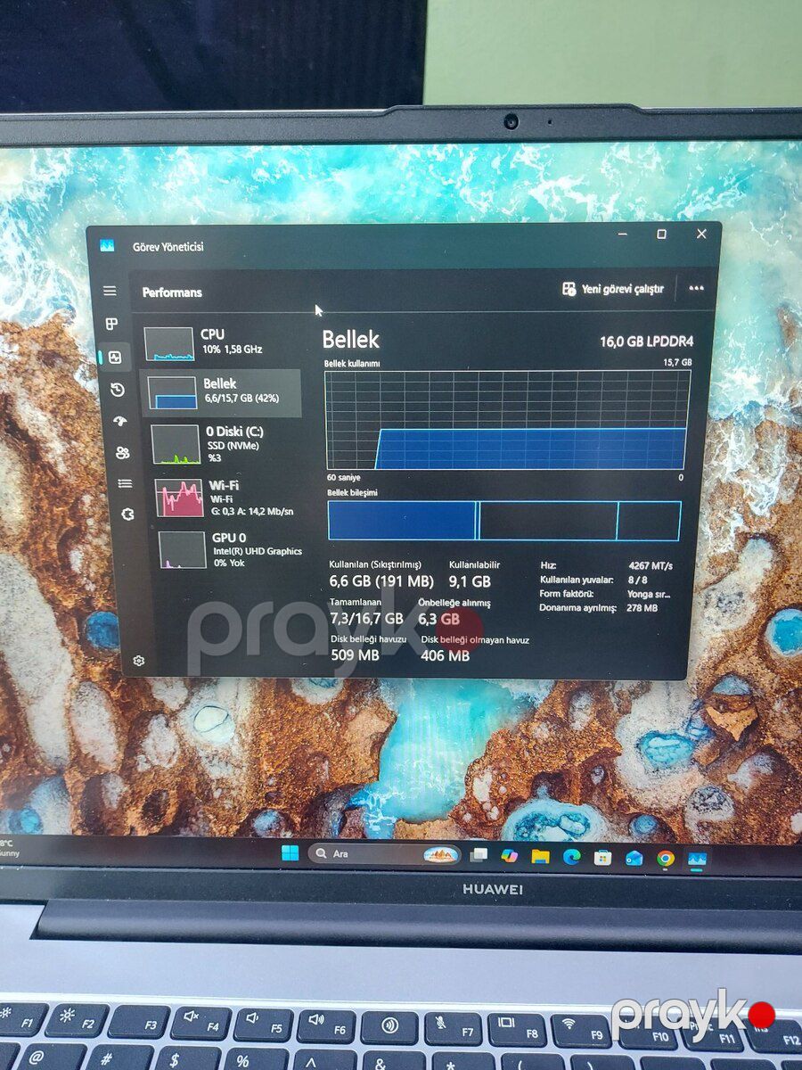 Huawei Matebook D16 1TB SSD — Noutbuklar, Bakı (10)