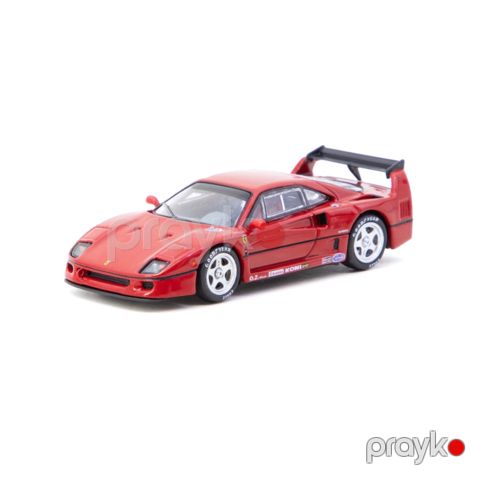 Kolleksiya avtomobili Tarmac Works, Ferrari F40 Red 1/64 - Tarmac Works X iXO Models ROAD64, 6+, Dəmir, 1 ədəd — Bakı