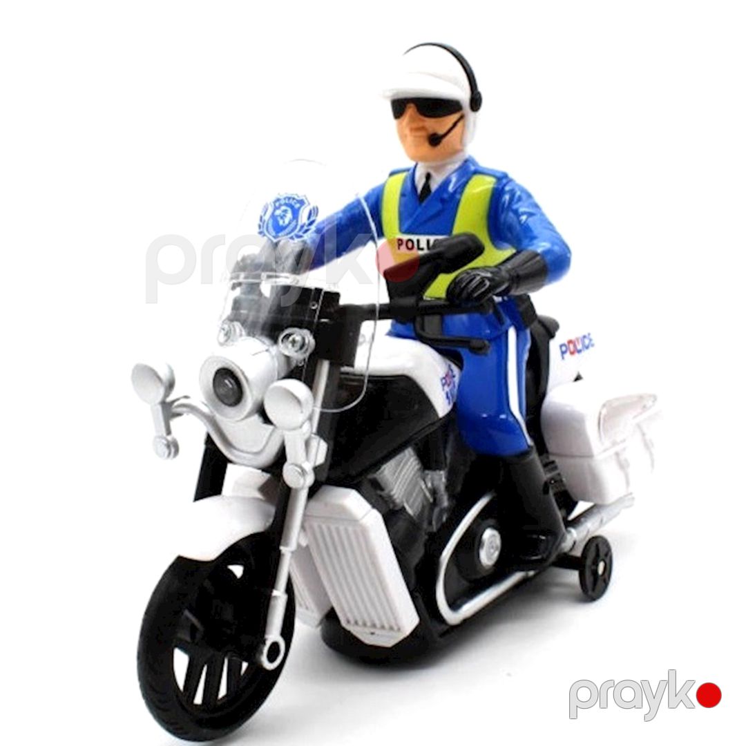 Polis motosikleti 2188B, 21x16x8 sm, musiqi və səs effekti ilə, 3+ — Mallar, Bakı (2)