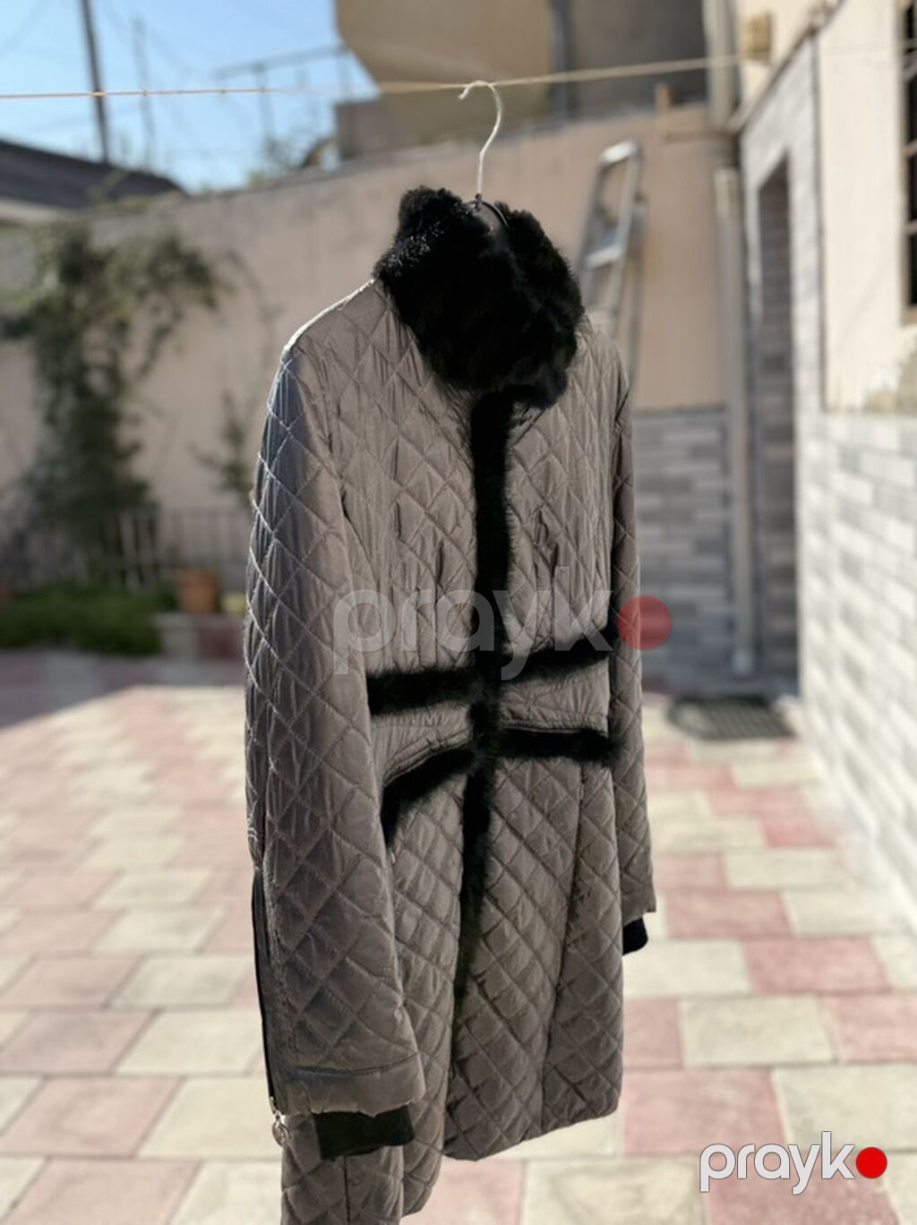 Qadın üst geyimləri dəsti 1) Qara qısa jaket - Model: asimmetrik ön — Kostyum, Digah (7)