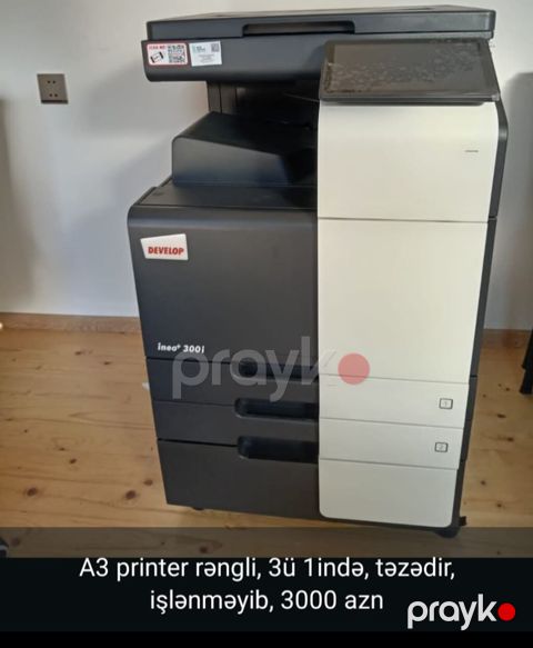 Develop ineo+ 300i – A3 formatında rəngli 3‑ü 1‑də çoxfunksiyalı — Bakı