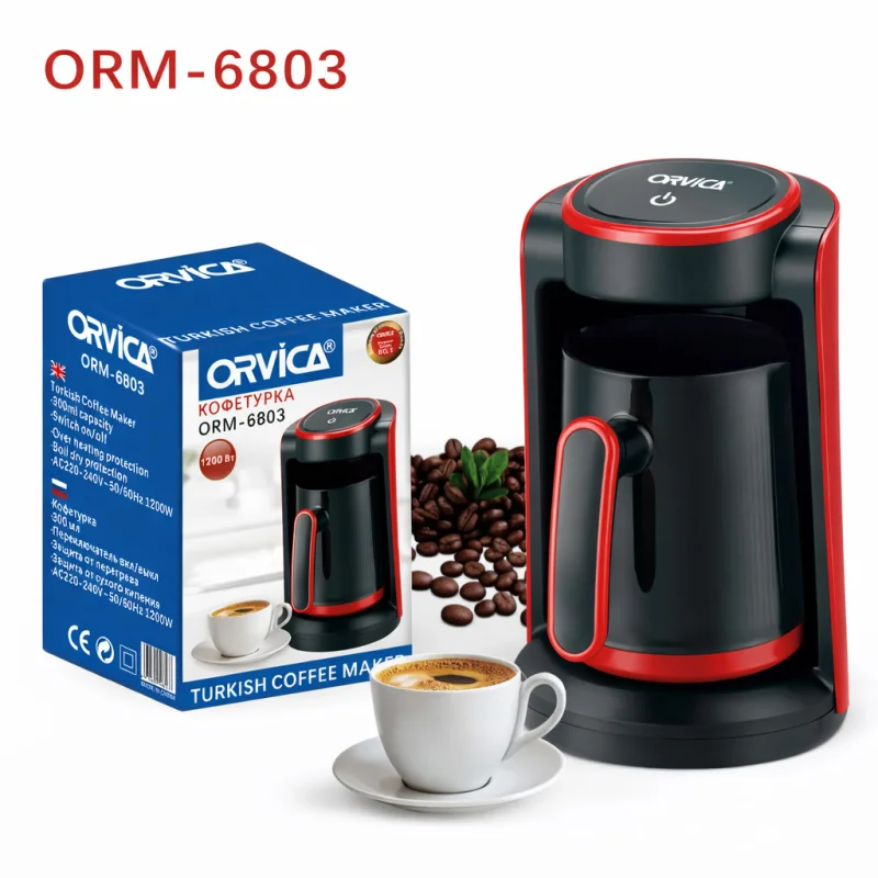 Qəhvəbişirən Orvica ORM-6803 Black — Etrend.az — Coffee machines and coffee makers