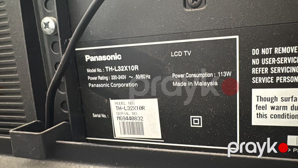 İşlənmiş Televizor Panasonic LCD 32" Ünvandan götürmə — Televizorlar, Bakı (2)