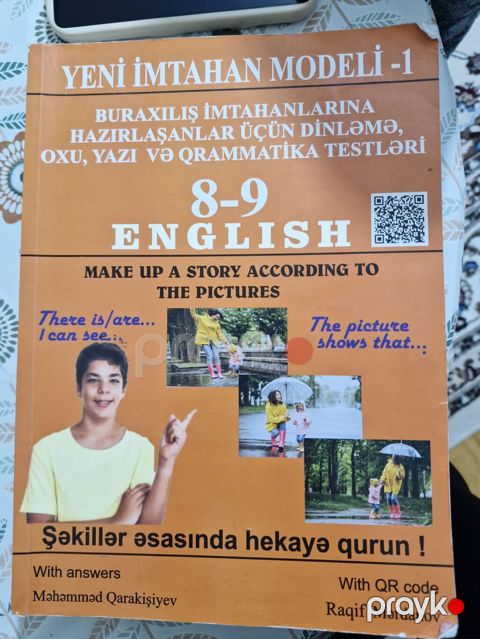 Məhsul: “Yeni İmtahan Modeli – 1: 8–9 English” hazırlıq vəsaiti — Bakı