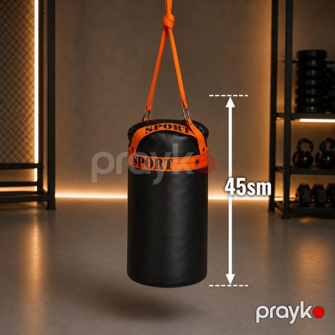 Boks kisəsi, qara/narıncı, 45 sm — Bakı
