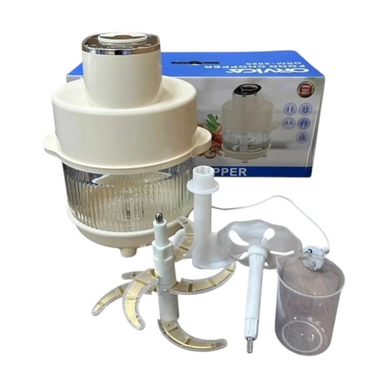 Universal doğrayıcı Orvica ORM-2025, həcm 5.0 l, güc 1800 Vt, ağ — Bakı