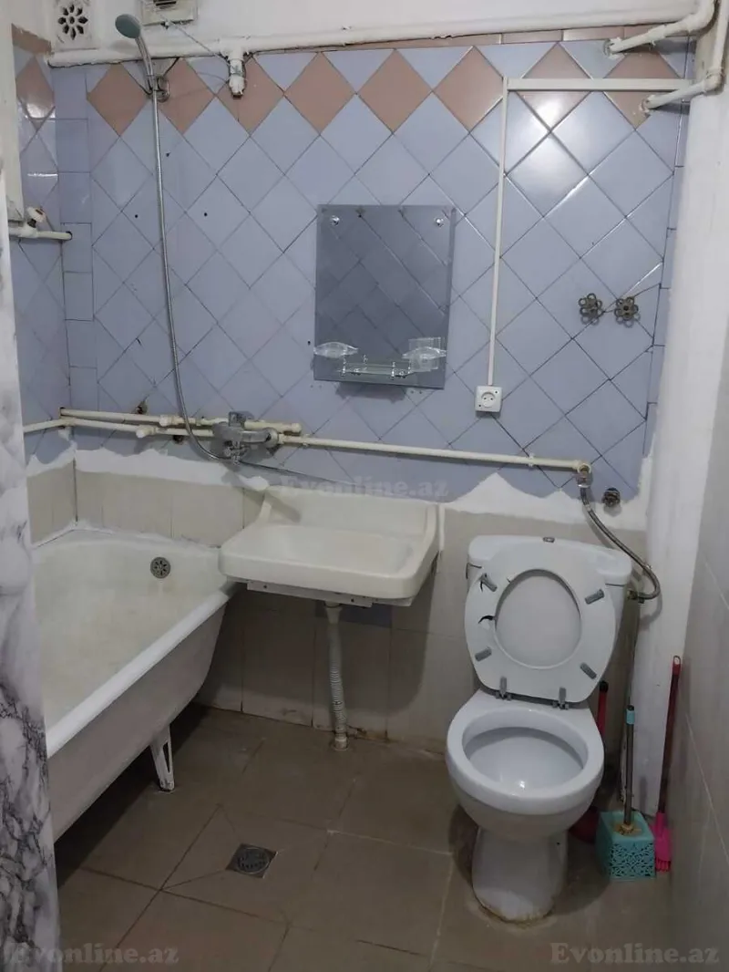 Kirayə verilir 2 otaqlı Mənzil Köhnə tikili 50 m² Bakı, Nizami r., Qara Qarayev m — Mənzil, Bakı (6)
