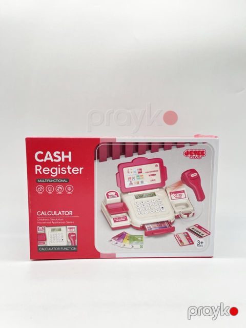 Mağaza oyunu Cash Register, plastik, çəhrayı, 3+ yaş — Bakı