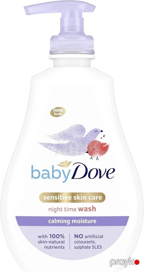 Uşaqlar üçün duş geli Dove Baby Calming Moisture Night Time Body & Hair Wash 400 ml — Bakı