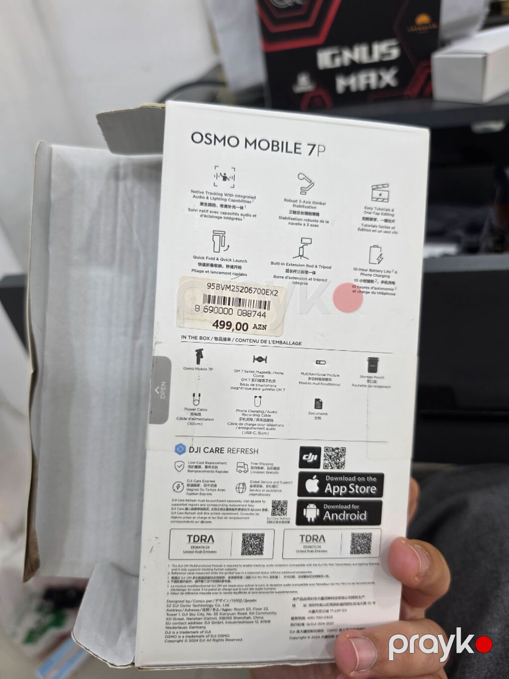 DJI Osmo Mobile 7 – 2-ci əl, ideal vəziyyətdə 5 defe istifade olunub — Digər, Bakı (2)