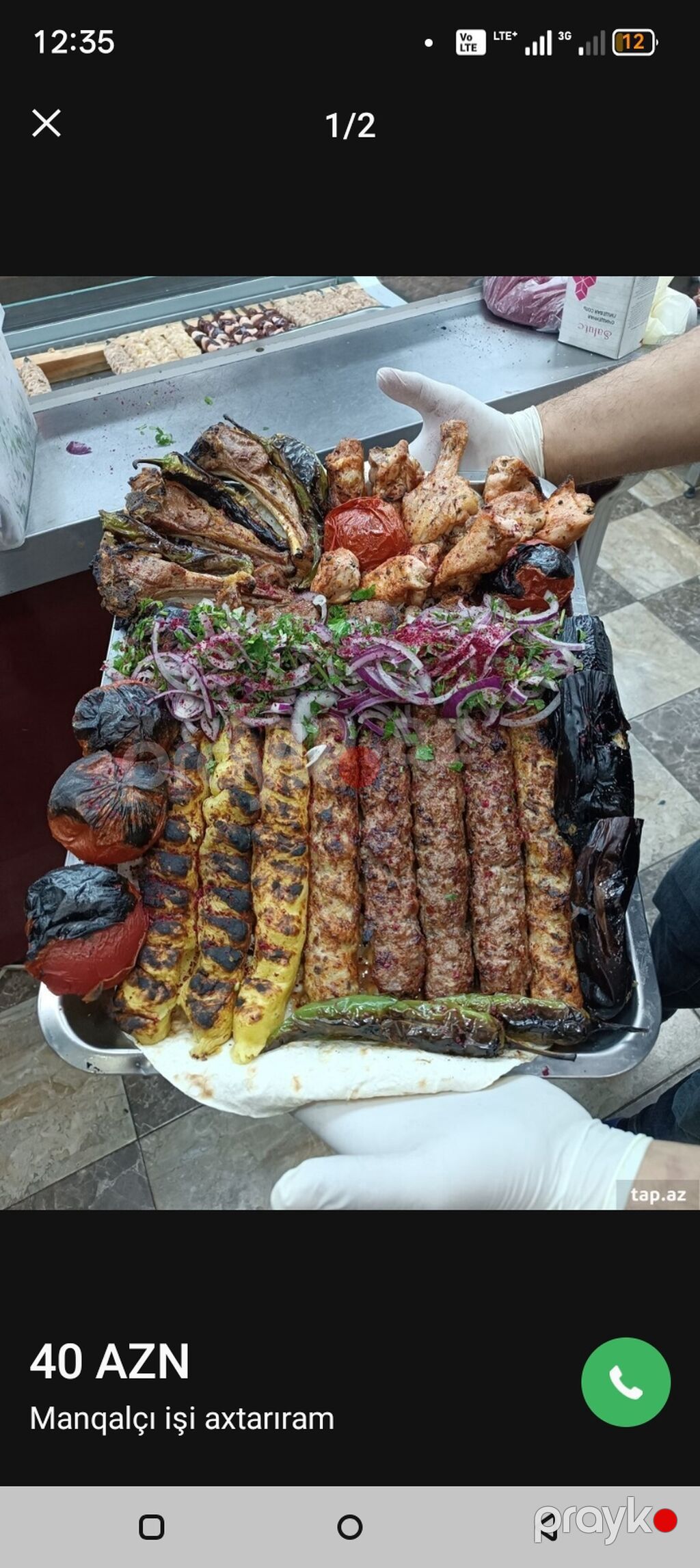 40 AZN. Manqalçı işi axtarıram — Restoranlar, turizm, Bakı (2)