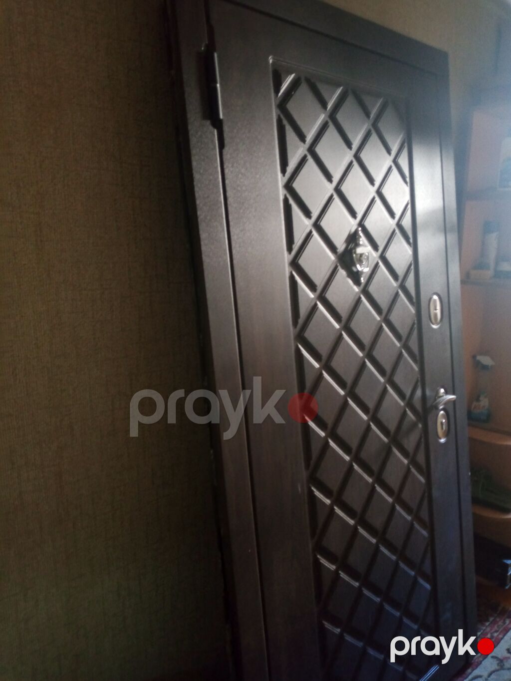 Məhsul: Dəmir giriş qapısı - Material: Polad/dəmir konstruksiya — Pəncərələr, qapılar, balkonlar, Bakı (2)