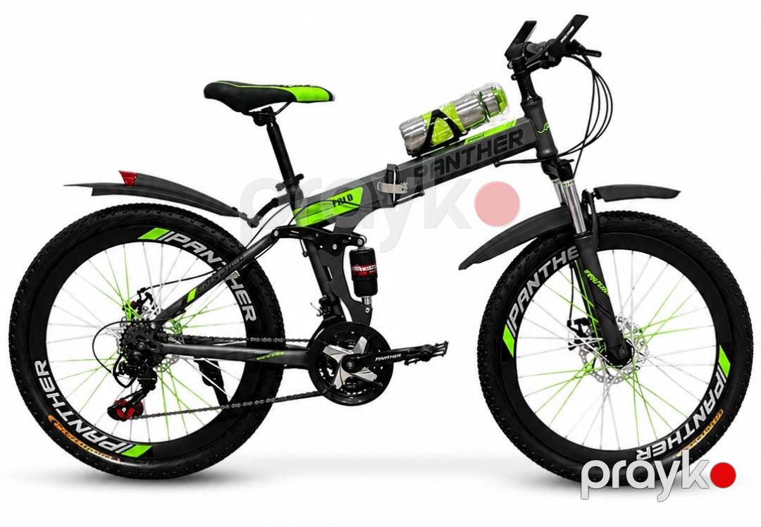 Qatlanan velosiped Panther ABC_24, 24", yaşıl — Velosipedlər, Bakı (2)
